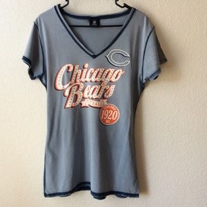 NFL Chicago Bears Distressed tee shirt Sz XL #199